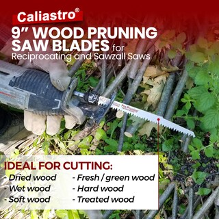 Foto 7 | Foto 7 | Hojas De Sierra Para Podar Madera Caliastro De 9 Pulgadas Y 5 Tpi Para Sierras Recíprocas Paquete De 5 - Venta Internacional.