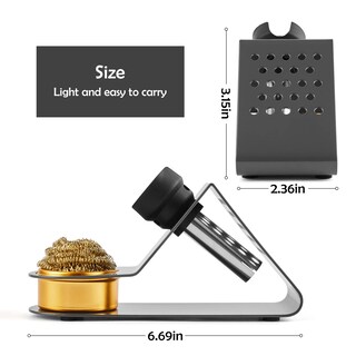 Foto 2 | Foto 2 | Soporte Para Soldador Con Limpiador De Puntas De Bobina De Latón Noah Premium - Venta Internacional.