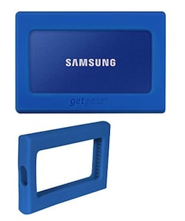 Foto 1 | Foto 1 | Protector De Silicona Para Ssd Portátil Samsung T7 T7 Touch Color Azul - Venta Internacional.
