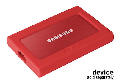 Foto 3 | Foto 3 | Protector De Silicona Para Ssd Portátil Samsung T7 T7 Touch Color Rojo - Venta Internacional.