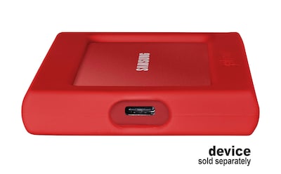 Foto 4 | Foto 4 | Protector De Silicona Para Ssd Portátil Samsung T7 T7 Touch Color Rojo - Venta Internacional.