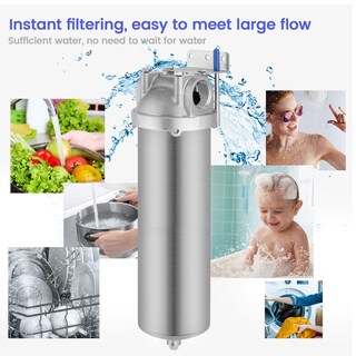 Foto 3 | Foto 3 | Carcasa De Filtro De Agua Amwater De Acero Inoxidable 10x2.5 - Venta Internacional.