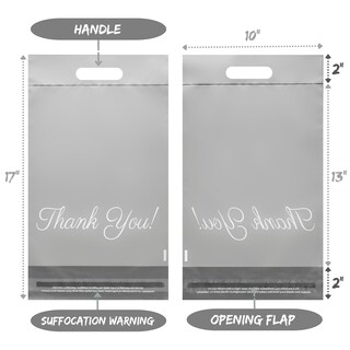 Foto 4 | Foto 4 | Bolsas Poly Mailers Donyson Frosted Para Camisetas 10 X 13 100 Unidades - Venta Internacional.