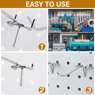 Foto 4 | Foto 4 | Ganchos De Estantería Shimeyao De Acero Inoxidable 7 Cm 100 Unidades - Venta Internacional.