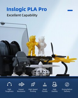 Foto 2 | Foto 2 | Filamento Para Impresora 3d Inslogic Pla Pro De 1 75 Mm Y 2 2 Kg X 2 - Venta Internacional.