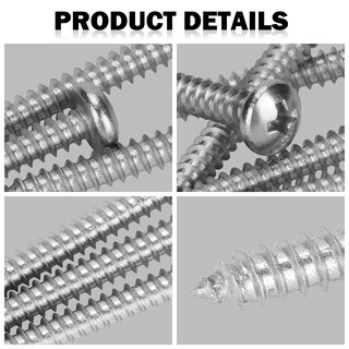 Foto 3 | Foto 3 | Tornillos Para Madera Qisheng De Acero Inoxidable 304 18-8 A2 (304) #10x1 .5in - Venta Internacional.
