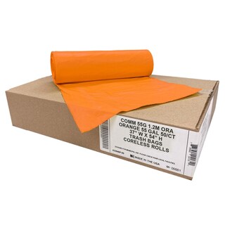 Foto 2 | Foto 2 | Bolsas De Basura Ultrasac Heavy Duty 208 L Color Naranja 50 Unidades 1.5 Mil - Venta Internacional.
