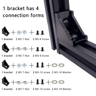 Foto 3 | Foto 3 | Kit De Tornillos T-nuts Jcspbyl Para Aluminio 2020 2040 8020 - Venta Internacional.