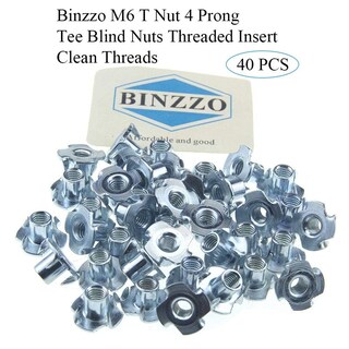 Foto 3 | Foto 3 | Tuerca Para Persiana T-nut Odinest M6 X 10 Mm 4 Puntas Acero Al Carbono - Venta Internacional.