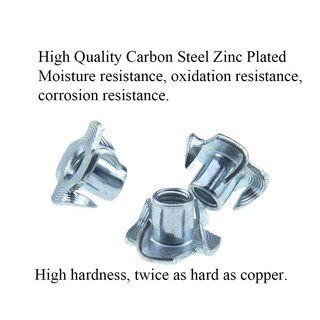 Foto 6 | Foto 6 | Tuerca Para Persiana T-nut Odinest M6 X 10 Mm 4 Puntas Acero Al Carbono - Venta Internacional.