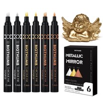 Marcadores De Pintura Bigthumb De Cromo Líquido De Doble Punta  6 Unidades - Venta Internacional.