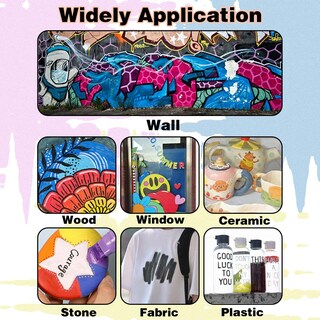 Foto 6 | Foto 6 | Marcadores Acrílicos Janfeel Con Punta De Fieltro Gigante De 15 Mm Juego De 10 Colores - Venta Internacional.