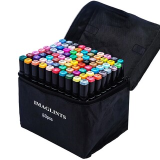 Foto 1 | Foto 1 | Marcadores De Alcohol Imaglints De 80 Colores Con Base De Bolígrafo - Venta Internacional.