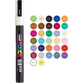 Foto 3 | Foto 3 | Marcador De Pintura Uniball Posca A Base De Agua Para Todas Las Superficies - Venta Internacional.