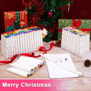 Foto 7 | Foto 7 | Marcadores De Alcohol Brillcolors 80 Colores Con Doble Punta Recargables - Venta Internacional.