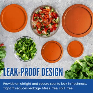 Foto 4 | Foto 4 | Tapas De Repuesto Para Recipientes Pyrex De Vidrio Para Almacenamiento De Alimentos De 6 Y 7 Tazas - Venta Internacional.