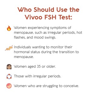 Foto 5 | Foto 5 | Monitor De Fertilidad Vivoo Ovarian Reserve Con Aplicación De 10 Tiras De Fsh - Venta Internacional.