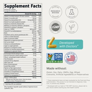 Foto 7 | Foto 7 | Multivitamínico The Orfy Complete Daily Women 60 Cápsulas Veganas - Venta Internacional.