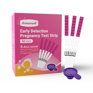 Foto 1 | Foto 1 | Tiras De Prueba De Embarazo Amazewell Hcg Home Early Detection X50 - Venta Internacional.