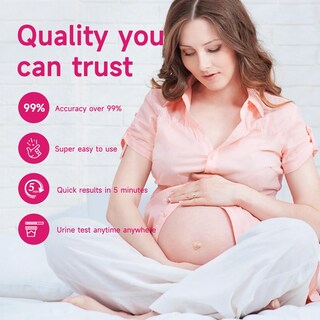 Foto 6 | Foto 6 | Tiras De Prueba De Embarazo Amazewell Hcg Home Early Detection X50 - Venta Internacional.