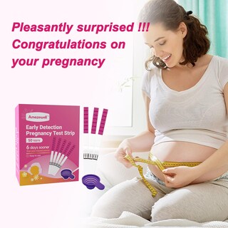 Foto 7 | Foto 7 | Tiras De Prueba De Embarazo Amazewell Hcg Home Early Detection X50 - Venta Internacional.