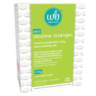 Foto 1 | Foto 1 | Pastilla De Nicotina Wellness Basics Mini 2 Mg Sabor A Menta 135 - Venta Internacional.