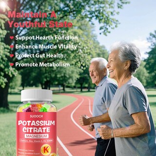 Foto 5 | Foto 5 | Gomitas De Citrato De Potasio Supplement Suooch 1200 Mg 120 Unidades - Venta Internacional.