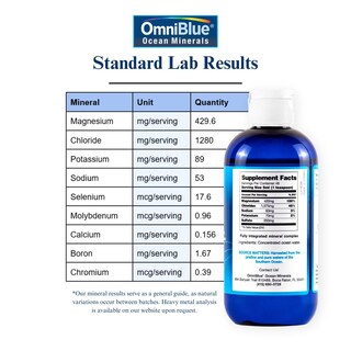 Foto 2 | Foto 2 | Suplemento Omniblue Ocean Minerals Con Más De 70 Oligoelementos 240 Ml - Venta Internacional.