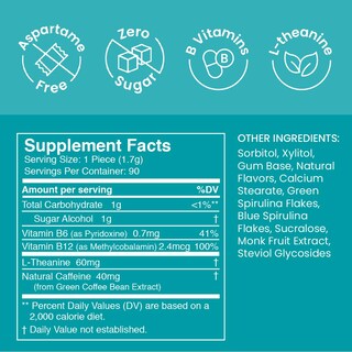 Foto 3 | Foto 3 | Mints Neurogum Energy & Focus Wintergreen Flavor 72 Piezas - Venta Internacional.