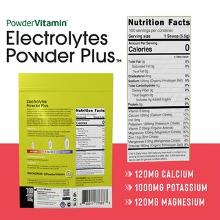 Foto 2 | Foto 2 | Polvo Electrolítico Vitamina Cetogénica Fresa Kiwi 550 G - Venta Internacional.