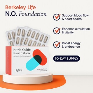 Foto 2 | Foto 2 | Suplemento De Óxido Nítrico Berkeley Life Foundation 180 Cápsulas - Venta Internacional.