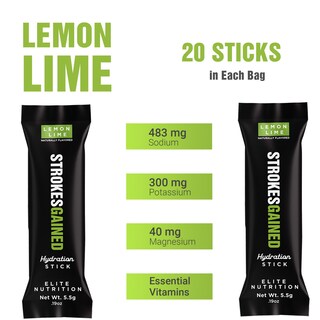 Foto 6 | Foto 6 | Electrolitos Hidratantes En Polvo Strokes Gained Golf Lemon Lime - Venta Internacional.