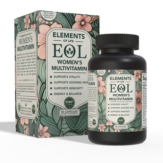 Foto 1 | Foto 1 | Multivitamínico Elements Of Life Para Mujeres Con Metil Folato 60 Cápsulas - Venta Internacional.