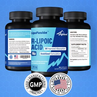 Foto 5 | Foto 5 | Suplemento De Ácido Lipoico Highland Nutritional Lab R De 300 Mg - Venta Internacional.