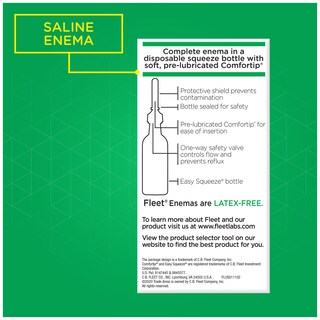 Foto 6 | Foto 6 | Laxante Saline Enema Fleet Para El Estreñimiento 133 Ml (paquete De 48) - Venta Internacional.