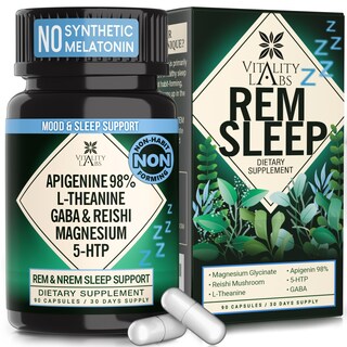 Foto 1 | Foto 1 | Suplemento Para Dormir Vitality Labs Natural Adults 90 Cápsulas - Venta Internacional.