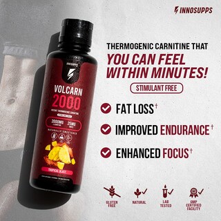 Foto 3 | Foto 3 | Suplemento Innosupps Volcarn 2000 L-carnitine Energy 32 Serv - Venta Internacional.