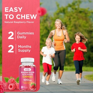 Foto 6 | Foto 6 | Gomitas De Glicinato De Magnesio Dilib Calm 500 Mg Con Calcio 60 Unidades - Venta Internacional.