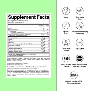 Foto 2 | Foto 2 | Sleep Aid Powder The Absortion Company Bebida Calmante 7 Barras - Venta Internacional.