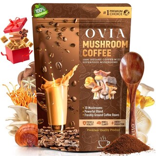 Foto 1 | Foto 1 | Café Con Hongos Ovia 3500 Mg Orgánico 10 Hongos Para Bajar De Peso - Venta Internacional.