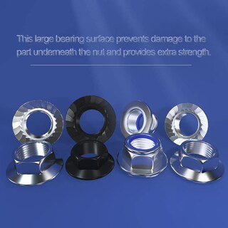 Foto 6 | Foto 6 | Tuerca De Seguridad Con Brida Roarade M10x1.5 De Acero Inoxidable 304 10 Unidades - Venta Internacional.