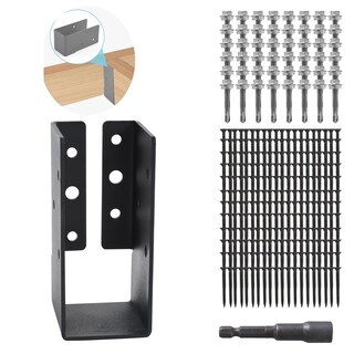 Foto 1 | Foto 1 | Perchas Ocultas Para Vigas Nrspp Q235 Placa De Acero 2x4 (24 Unidades) - Venta Internacional.