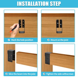 Foto 4 | Foto 4 | Perchas Ocultas Para Vigas Nrspp Q235  Placa De Acero 2x4 (24 Unidades) - Venta Internacional.