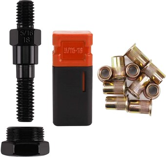 Foto 1 | Foto 1 | Mandril Para Remachar 5/16-18 Con 10 Tuercas Remachables Amjoy - Venta Internacional.