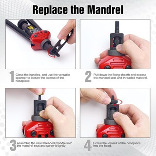 Foto 4 | Foto 4 | Mandril Para Remachar 5/16-18 Con 10 Tuercas Remachables Amjoy - Venta Internacional.