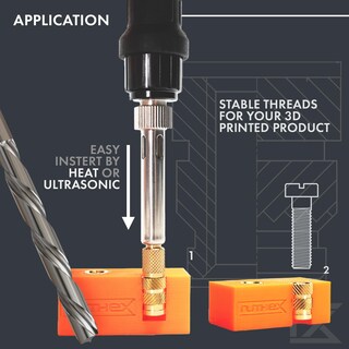 Foto 2 | Foto 2 | Caja Surtida De Insertos Roscados Ruthex M2 M3 M4 M5 - 70 100 50 50 - Venta Internacional.