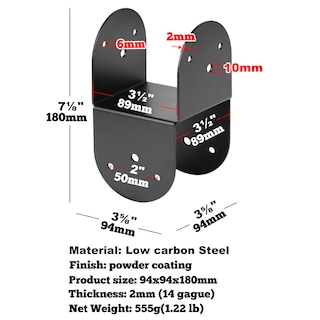 Foto 2 | Foto 2 | Soporte Para Postes Gbgs  Muy Resistente  4 Postes  4 Unidades - Venta Internacional.