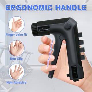 Foto 4 | Foto 4 | Entrenador De Fuerza Grip Hxd-ergo Con Ejercitador De Dedos  Color Negro - Venta Internacional.
