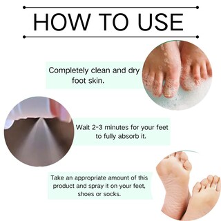 Foto 7 | Foto 7 | Spray Para Pies Uioecn Con Aceite De Árbol De Té Para Mantener Frescos Los Pies Y Los Zapatos - Venta Internacional.