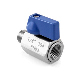 Foto 2 | Foto 2 | Válvula De Bola Qwork Mini 304 De Acero Inoxidable 1/4 Npt Paquete De 2 - Venta Internacional.